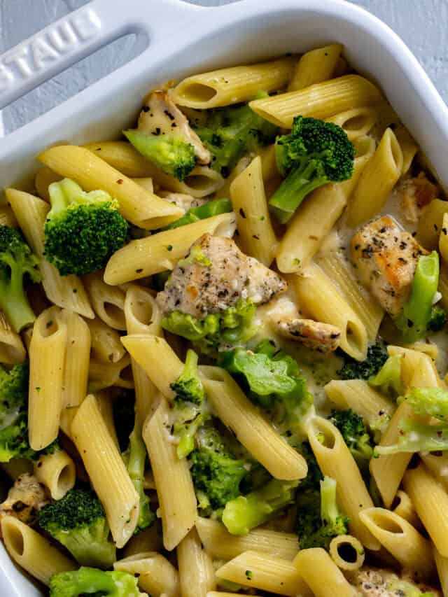 Chicken Broccoli Penne Alfredo Recipe