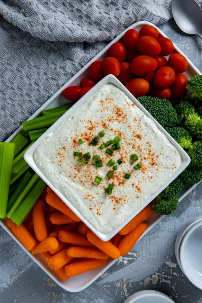 Cottage Cheese Ranch Dip - My Kitchen Serenity
