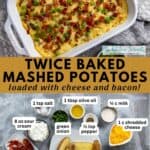 Images of cooked recipe and ingredients for pinning to Pinterest.